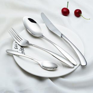 cost系列201无磁不锈钢西餐具厚重款刀叉勺子公司礼品定制酒店用图片